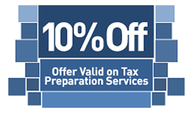10% Off - Offer Valid on Tax Preparation Services 10% Off - Offer Valid on Tax Preparation Services